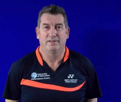 Andy Hartley head badminton coach