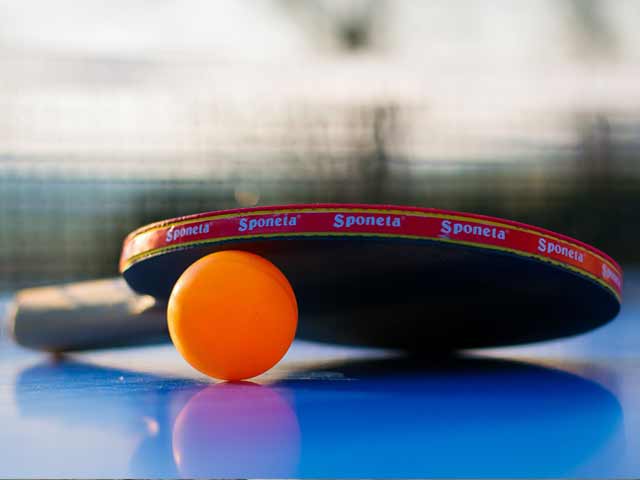table-tennis section