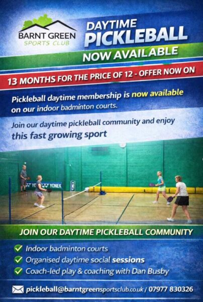 BGSC Pickleball Promotion March 2026